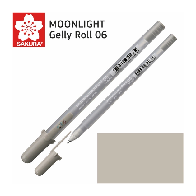 Ручка гелева Sakura MOONLIGHT Gelly Roll 06, Сірий світлий (84511320369) - изображение 1
