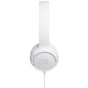 Навушники JBL T500 White (JBLT500WHT) - зменшене зображення 3