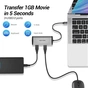 Концентратор Vention USB-C 3-Port, RJ-45, PD, 0.15 m (TGDHB) - уменьшенное изображение 4