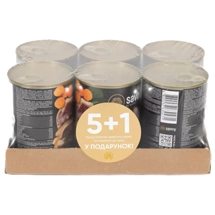 Консерви для собак Savory Набір 5+1 Gourmand Duck 400 г (2700000054963) изображение 1