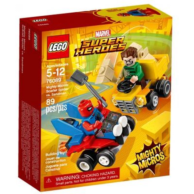 Конструктор LEGO Super Heroes Mighty Micros: Людина-павук і Піщана людина (76089) - изображение 1