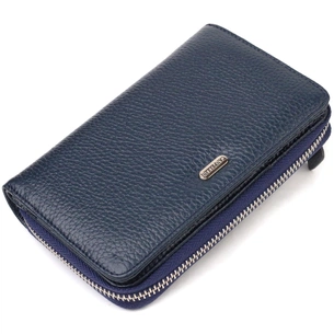 Портмоне Canpellini З натуральної шкіри Синє (21715) зображення 1