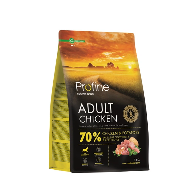 Сухий корм для собак Profine Chicken and Potatoes для дорослих собак всіх порід 3 кг (8595602570027) - изображение 1