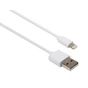 Дата кабель USB 2.0 AM to Lightning PVC 1m white Vinga (VCPDCL1W) - уменьшенное изображение 1