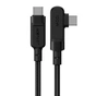 Дата кабель USB-C to USB-C 2.0m 5A 100W nylon C5-03 black Acefast (6974316281016) - зменшене зображення 1