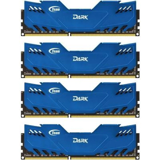 Модуль пам'яті для комп'ютера DDR4 32GB (4x8GB) 2666 MHz Dark Blue Team (TDBED432G2666HC15AQC01) - изображение 1