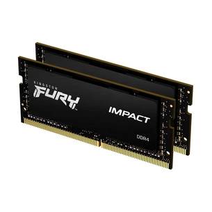 Модуль пам'яті для ноутбука SoDIMM DDR4 32GB (2x16GB) 2933 MHz Impact Black Kingston Fury (ex.HyperX) (KF429S17IBK2/32) зображення 1