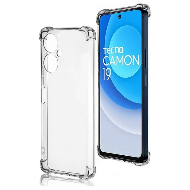 Чохол до мобільного телефона BeCover Anti-Shock Tecno Camon 19 (CI6n)/19 Pro (CI8n) Clear (708901) - зображення 1