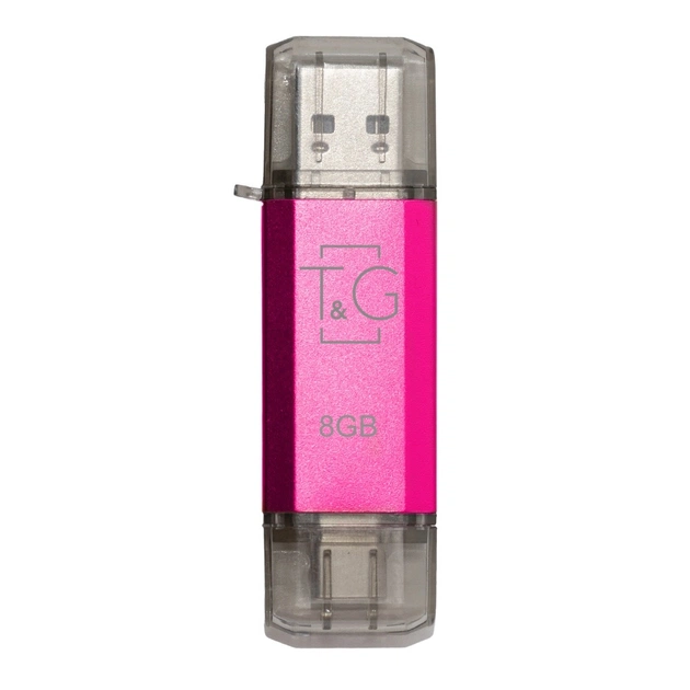 Флеш-накопичувач USB 8GB Type-C T&G 009 Star Series Fuchsia (TG009TC-8GFC) - зображення 1