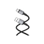 Дата кабель USB 2.0 AM to USB-C 1.0m 3A black BOROFONE (6974443386417) - зменшене зображення 2