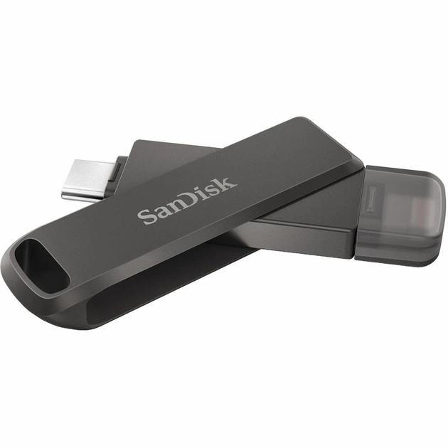 USB флеш накопитель SanDisk 64GB iXpand Drive Luxe Type-C /Lightning (SDIX70N-064G-GN6NN) - изображение 4