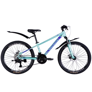 Велосипед Discovery 24" QUBE DD рама-11,5" AL 2025 свiтло-бiрюзовий (OPS-DIS-24-335) picture 1