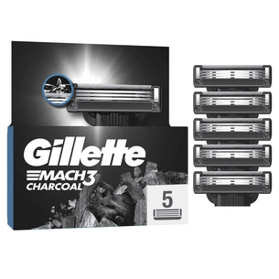 Змінні касети Gillette Mach3 Charcoal Деревне вугілля 5 шт. (8700216062770) picture 1