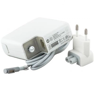 Блок живлення до ноутбуку PowerPlant APPLE 220V, 18.5V 85W 4.6A (Magnet tip) (AP85EMAG) зображення 1