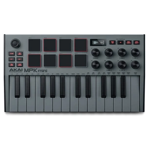 MIDI-клавіатура Akai MPK MINI MK3 Grey (232939) изображение 1
