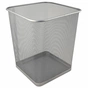Кошик для паперів Axent металевий квадратний 270x300мм Сріблястий (2124-03-A) - зменшене зображення 1
