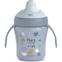 Поїльник-непроливайка Suavinex Bear Family чашка з носиком, 200 мл,+6 міс. блакитна (402641) - зменшене зображення 1