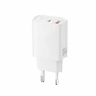 Зарядний пристрій XO QC16U 1xUSB-C PD30W + 1xUSB QC3.0 GaN white (XO-QC16U) - зменшене зображення 1