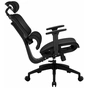 Офісне крісло GT Racer B-5757 Black/Black - зменшене зображення 6