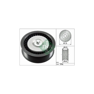 Ролик натягувача ременя INA 532 0808 10 зображення 1