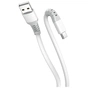 Дата кабель USB 2.0 AM to USB-C 1.0m 3A liquid silicone white ColorWay (CW-CBUC093-WT) - уменьшенное изображение 3