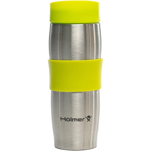 Термочашка Hölmer Elegance Сталева/Жовта (TC-0380-SG Elegance) - зображення 1