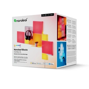 Розумні світлові панелі Nanoleaf Blocks Combo XL з підтримкою HomeKit і Matter, 9 шт. (N8100K02-10CB) зображення 1