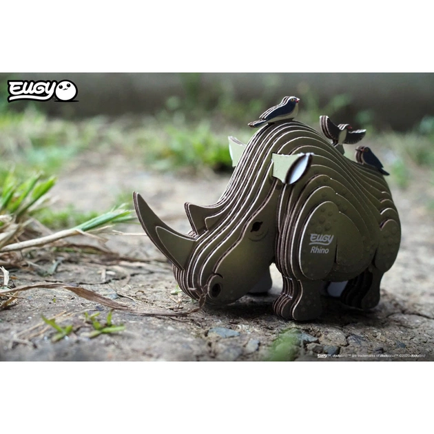 Пазл Eugy 3D Зоопарк Носоріг (XEG-076) - picture 6
