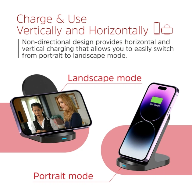 Зарядний пристрій Energizer Qi 15W wireless WCP108 black (WCP108) - picture 11