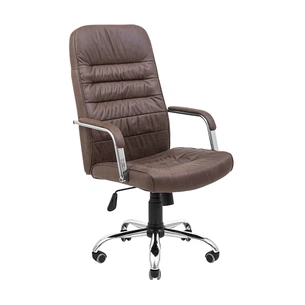 Офісне крісло Richman Ліон Ю Хром П5 M-1 (Tilt) Амелі Кофе (R00000050547) зображення 1