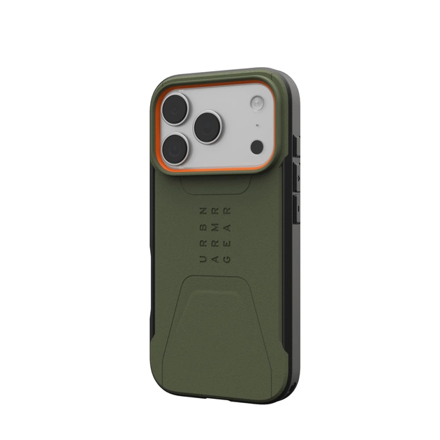 Чохол до мобільного телефона UAG iPhone 17 Pro Civilian MagSafe Olive/Orange (114545117297) - picture 3