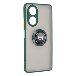 Чохол до мобільного телефона Armorstandart Frosted Matte Ring OPPO A58 4G Dark Green (ARM72704) зображення 1