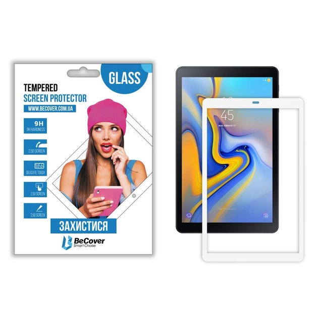 Скло захисне BeCover Samsung Galaxy Tab A 10.5 T590/T595 White (703744) - зображення 1