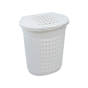 Кошик для білизни Алеана Овальний Білий 60 л (алн 122053/білий) изображение 1