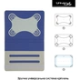 Чохол до планшета Armorstandart Elastic Band 10 Dark Blue (ARM59076) - зменшене зображення 2