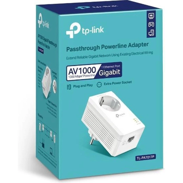 Адаптер Powerline TP-Link TL-PA7017P - picture 5
