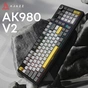 Клавіатура Ajazz AK980 V2 Gift Switch V2 Wireless/Bluetooth/USB UA Black/Grey/Yellow (AK980-V2-G-BGY) - уменьшенное изображение 7