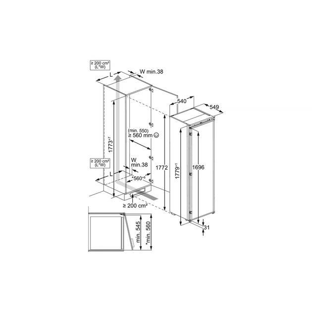 Морозильна камера Electrolux EUN7NE18S - picture 2