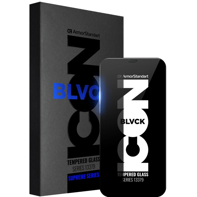Скло захисне Armorstandart Supreme Black Icon 3D Apple iPhone 11/XR (ARM59211) - picture 1