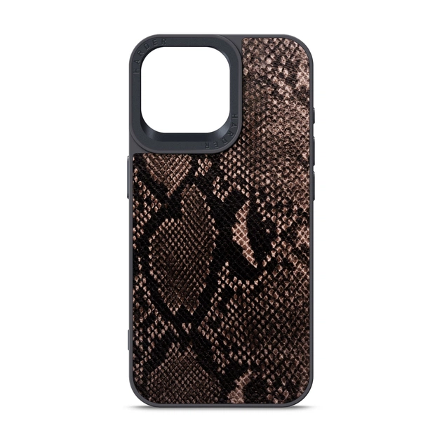 Чехол для мобильного телефона Harder Genuine Snake Apple iPhone 15 Pro Max Black (ARM76786) - изображение 1