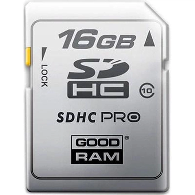 Карта пам'яті Goodram 16Gb SDHC class 10 (SDC16GHC10PGRR9 / SDC16GHC10GRR9) - изображение 1