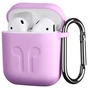 Чохол для навушників 2E для Apple AirPods Pure Color Silicone Imprint 1.5 мм Lavende (2E-AIR-PODS-IBSI-1.5-LV) - зменшене зображення 2