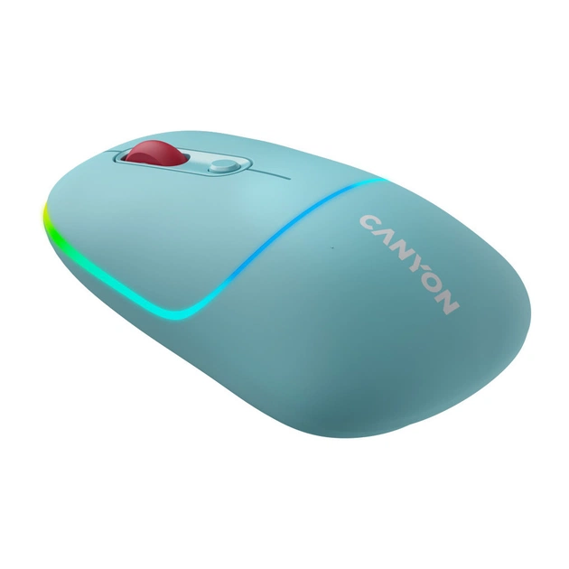Мишка Canyon MW-22 Dual Band RGB Wireless Dark Cyan (CNS-CMSW22DC) - зображення 1