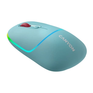 Мишка Canyon MW-22 Dual Band RGB Wireless Dark Cyan (CNS-CMSW22DC) зображення 1