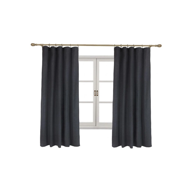 Штора Прованс комплект Black Milan 170х136 см 2 шт (4823093434585) - picture 2