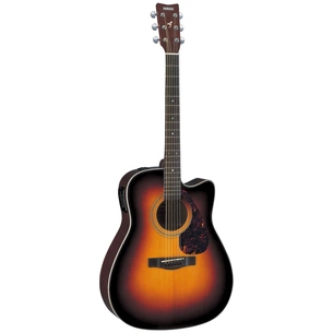 Гітара електроакустична Yamaha FX370C Tobacco Brown Sunburst зображення 1