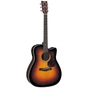 Гітара електроакустична Yamaha FX370C Tobacco Brown Sunburst - зменшене зображення 1