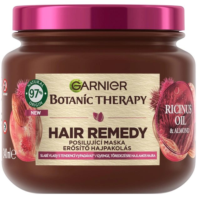 Маска для волосся Garnier Botanic Therapy Кастрова олія і мигдаль 340 мл (3600542509947) - зображення 1