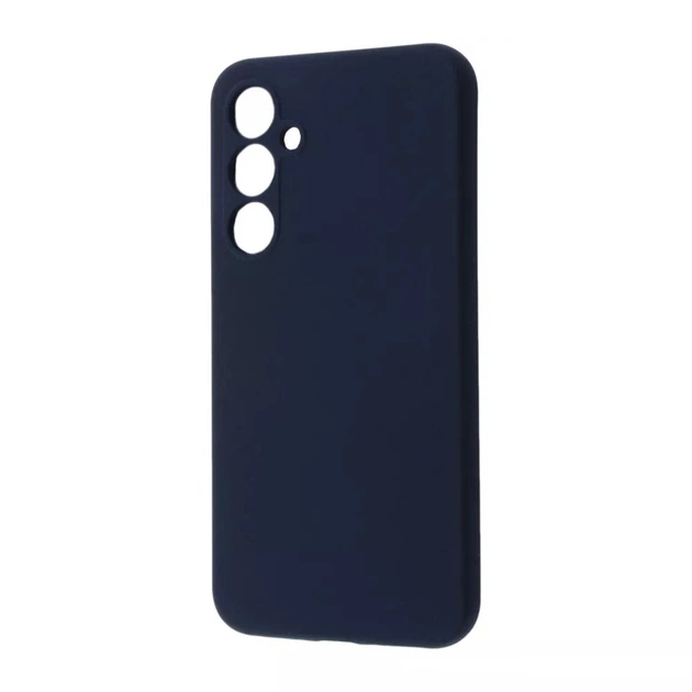 Чeхол-накладка Wave Full Silicone Cover для Samsung Galaxy A35 SM-A356 Midnight Blue - изображение 1