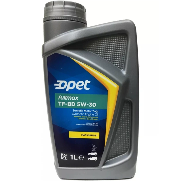 Моторна олива OPET FullMax TF-BD 5W-30, 1л. (601368783) - изображение 1